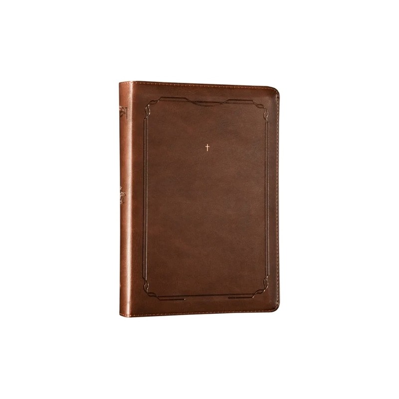 Bíblia The Purpose Book | A21 | Capa Couro Soft Marrom Cruz Bíblia The Purpose Book | A21 | Capa Couro Soft Marrom Cruz